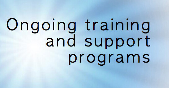 Ongoing training and support programs